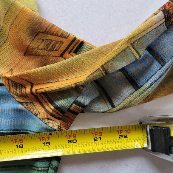 Vintage Jessica Max Women’s Art Deco Shirt (Size: Large) - Picture 12 of 14